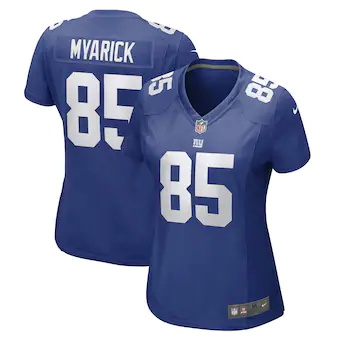 womens nike chris myarick royal new york giants game player